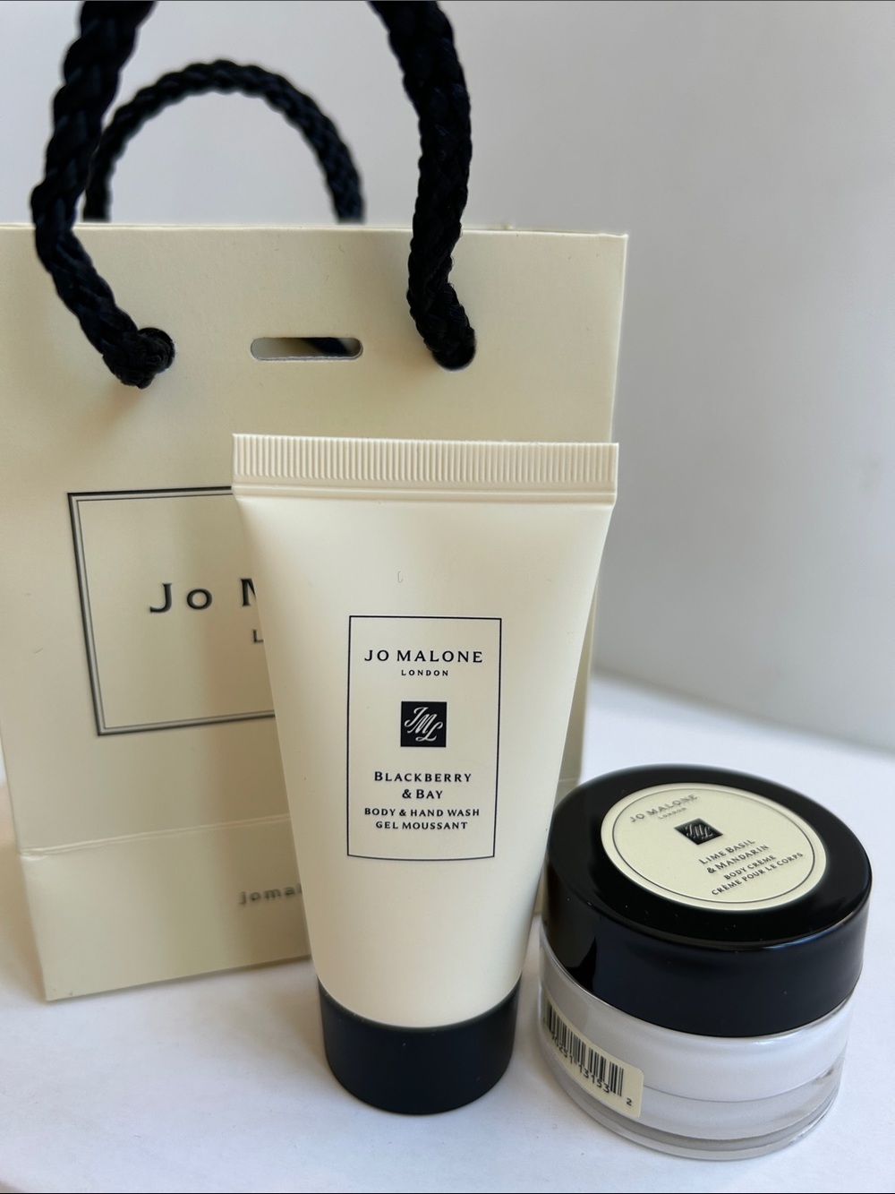Jo Malone Blackberry & Bay Body Wash and Lime Basil & Mandarin Body Cream
